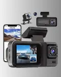 Ön Arka ve İç Kamera DashCam 360° Kapsamlı Full HD Araç Güvenlik Sistemi-2