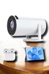 130 İnç Geniş Ekran ve 4K Destekli Full HD Projeksiyon Cihazı-1