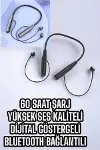 Yeni Nesil Bluetooth Kulaklık Kablolu Kulak İçi Dijital Göstergeli-3