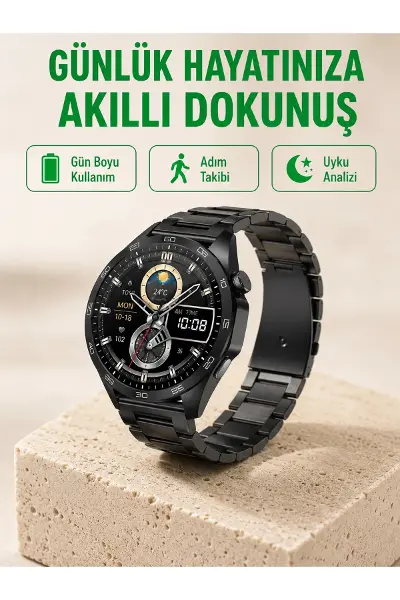 Bluetooth Akıllı Saat – Nabız, Adım Sayar, Uyku Takibi ve Spor Modlarıyla Akıllı Yaşam Asistanı