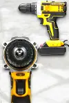 Metal Dişli 24W Akülü Matkap -Çift Bataryalı ve LED Çalışma Işığı ile Tam Set-4
