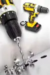 Metal Dişli 24W Akülü Matkap -Çift Bataryalı ve LED Çalışma Işığı ile Tam Set-5