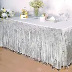 Gümüş Metalize Masa Eteği 275x75 cm – Kendinden Yapışkanlı-2