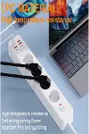 Termal Akım Korumalı 4’lü Priz 4x USB 2x Type-C Çıkışlı Grup Priz Çoğaltıcı (3500W)-2