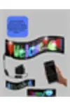 Yüksek Parlaklık Ayarlı RGB LED Ekran Kayan Yazı ve Grafik Destekli Esnek Panel-5