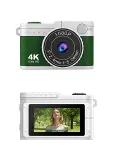 Retro Tasarımlı 1080P HD Mini Dijital Kamera IPS Ekranlı Taşınabilir Kamera-3