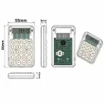 PM-25413 Mor Mini Hesap Makinesi-3