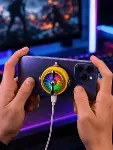 Şarj Edilebilir RGB Telefon Soğutucu Oyun Fanı-3