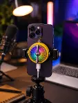 Şarj Edilebilir RGB Telefon Soğutucu Oyun Fanı-5