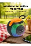 Tekno RGB Led Işıklı Güçlü Baslı Kablosuz Hoparlör Yeni Nesil-1