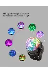 RGB LED Disko Küresi 7 Modlu Uzaktan Kumandalı-5