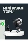 RGB LED Disko Küresi 7 Modlu Uzaktan Kumandalı-1