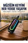 Yüksek Ses Kaliteli Kablosuz Hoparlör LED Işıklı Yeni Nesil-1