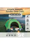 8 Kişilik Otomatik Kurulum Kamp Çadırı – Outdoor , Suya Dayanıklı Hızlı Kurulum Piknik ve Doğa İçin-4