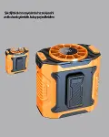 Dijital Ekranlı Turbo Mini Fan – 3 Kademeli Hız, Sessiz Çalışma ve Type-C Şarj-5