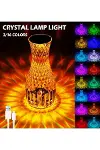 Kristal Masa Lambası Rgb Renk Değiştiren Gece Lambası 16 Renk Ve 4 Mod Dokunmatik Kontrol-2