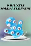 9 Bilyeli El Şeklinde Omuz Bacak Masaj Aleti Masaj Eldiveni Giyilebilir Plastik Vücut Sıkılaştırıcı-1