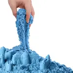 03686 NessiWorld Aksesuarlı Mavi Kinetik Oyun Kumu 500 gr-2
