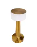 Gold Kare LED Masa Lambası Şarjlı Dimmer Kontrollü Dekoratif Işık-4