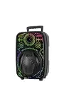 8 İnç Taşınabilir Karaoke Hoparlör Mikrofonlu RGB Işıklı Bluetooth Speaker-5