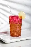 Akrilik Kırmızı Tekli Kısa Bardak & Su Meşrubat Kahve Yanı Bardağı 400 ml ( Cam Değildir )-1