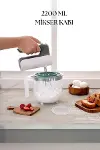 2200 Ml Mikser Kabı Yeşil & Ölçü Kabı & Saklama Kabı-DNY0027-1