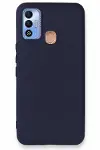 Tecno Spark 7T Kılıf First Silikon - Lacivert-1
