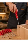Çelik 7'li Tornavida Seti Ergonomik Sap Profesyonel Kullanım-5
