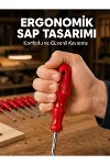 Çelik 7'li Tornavida Seti Ergonomik Sap Profesyonel Kullanım-1