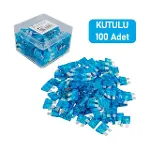 15 Amper Aşırı Yük ve Kısa Devre Koruma Bıçaklı Oto Sigortası (100lü Paket)-4
