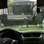 Araba Ön Cam Güneşliği Oto Ön Cam Makaralı Güneş Koruyucu Aparat-2