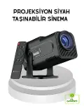 HDMI USB Girişli Akıllı Projeksiyon Cihazı Taşınabilir Düşük Tüketimli-1