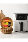 100 Adet Airfryer Kağıdı Su Geçirmez Yağ Tutmaz Pişirme Altlığı-1