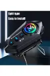 Y12 Motor Kask Kulaklık RGB Modlu Radyolu Motosiklet Kulaklık 5.3 Bluetooth Intercom-2