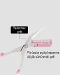 Taraklı Kaş Düzeltme Makası – Hassas Şekillendirme ve Kolay Kullanım-5