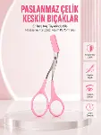 Taraklı Kaş Düzeltme Makası – Hassas Şekillendirme ve Kolay Kullanım-1