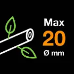 Bypass M Bahçe Makası, Masif, P321, Taze dallar ve çalılar için, Yapışmaz kaplama, Paslanmaz çelik b-7