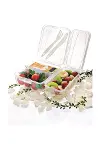 Takeaway Ergonomik Asorti Çatal Bıçaklı Pratik Yoğurt Saklama Kabı-2