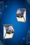 Solar Sensörlü Duvar Lambası Bahçe Lamba 20 Led Işık-1
