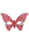 Kırmızı Dantel Masquerade Maskesi 7 No-1