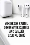 2.Nesil Kablosuz Bluetooth Kulaklık Uzun Pil Ömrü-3