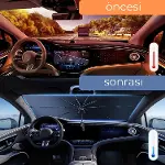 Renault Symbol, Dacia Sandero, Opel Corsa, Ford Ka, Peugeot 208 Uyumlu Oto Şemsiye Yeni Nesil-2