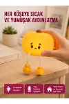 Pumpkin LED Night Light Dokunmatik Şarjlı Silikon Gece Lambası Yeni Nesil-1