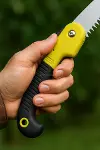 Busstier Katlanır Budama Testeresi, 18 cm Paslanmaz Çelik Bıçak, 23 cm Kaymaz Ergonomik Sap, Güvenli-2