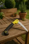 Busstier Katlanır Budama Testeresi, 18 cm Paslanmaz Çelik Bıçak, 23 cm Kaymaz Ergonomik Sap, Güvenli-8