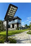 Güneş Enerjili Dış Mekan LED Lambası Geniş Aydınlatma Açılı Akıllı Sokak Lambası-5