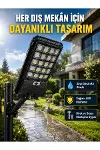 Güneş Enerjili Dış Mekan LED Lambası Geniş Aydınlatma Açılı Akıllı Sokak Lambası-1