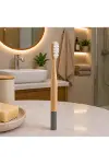 Ahşap - Bambu Gri Sap Diş Fırçası-2