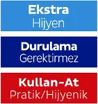 Easy Clean Çamaşır Suyu Katkılı Mopa Uyumlu Yer Temizlik Havlusu&Mendili 3x50 (150 Yaprak)-4