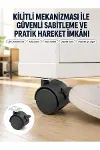 Kilitli Mini Tekerlek Ayak 4 cm 4’lü Set-1